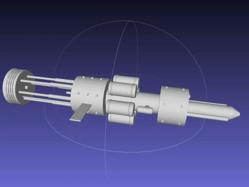 Orion Nuke Driven Hypothetical Spaceship Concept