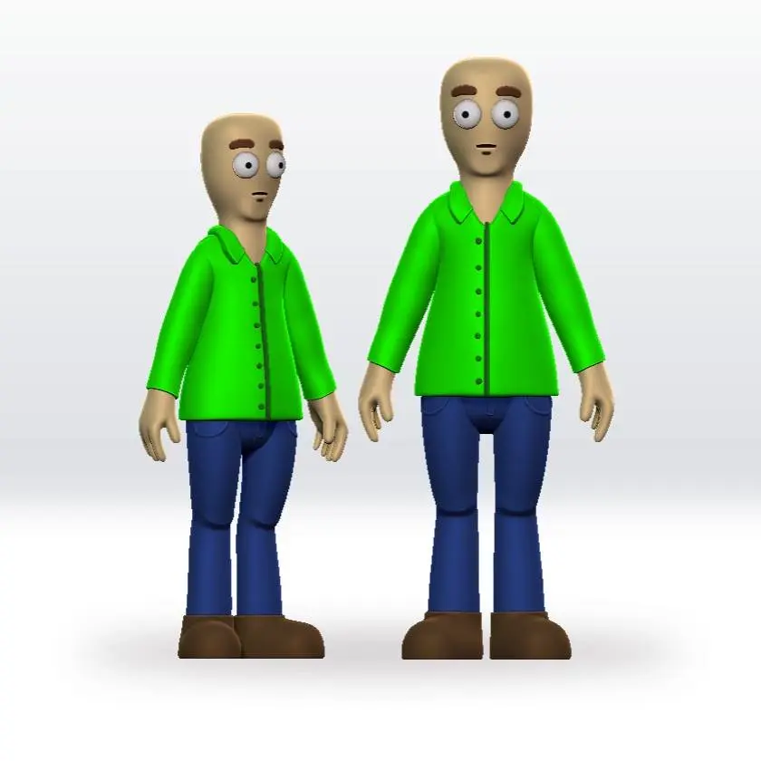 Schedule 1 game Baldi 3D Model Schedule 1 STL file Character