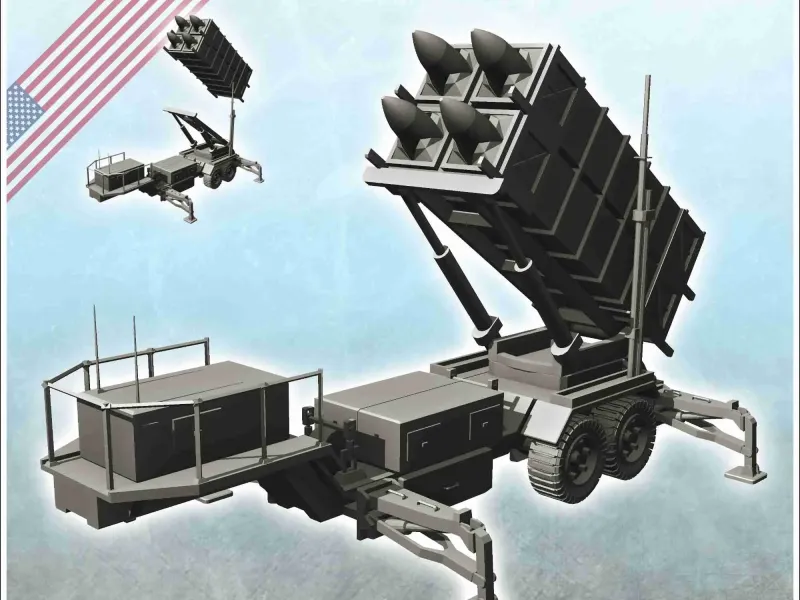US MIM-104 Patriot air defense battery system (3) - scenery