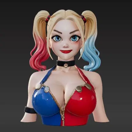 3D Printer Files | 3MF File | Harley Quinn (Sexy Style) | Creality Cloud