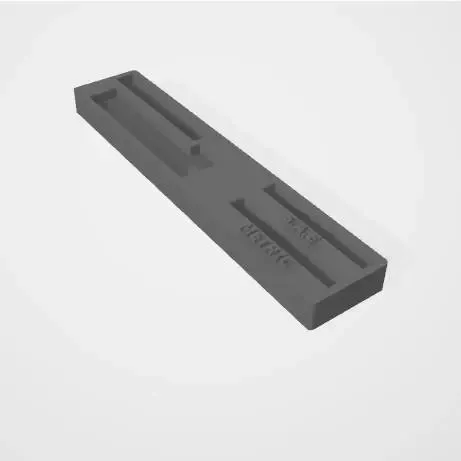 Gridfinity 1x5 Feeler gauge & Thread pitch