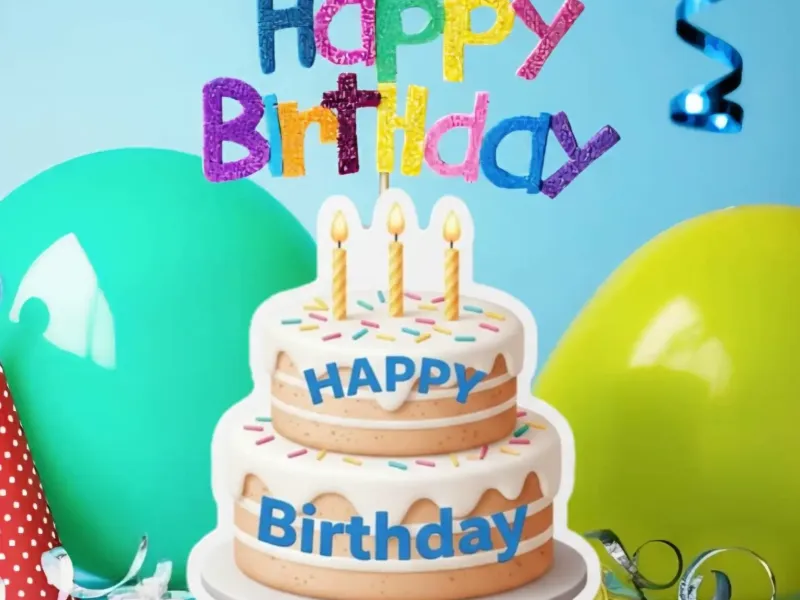 minitorta decorativa de cumpleaños