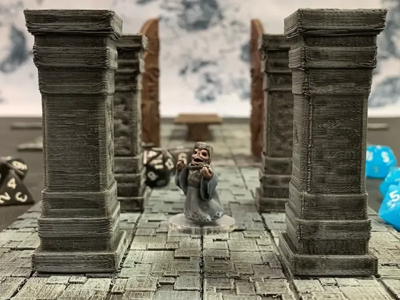 Undead Dwarf Priest (32mm scale)
