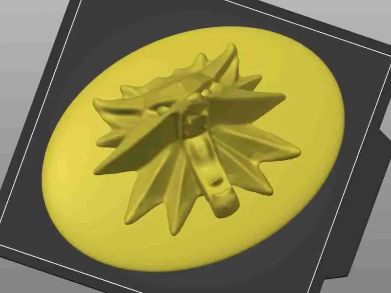 witcher medalion plaque