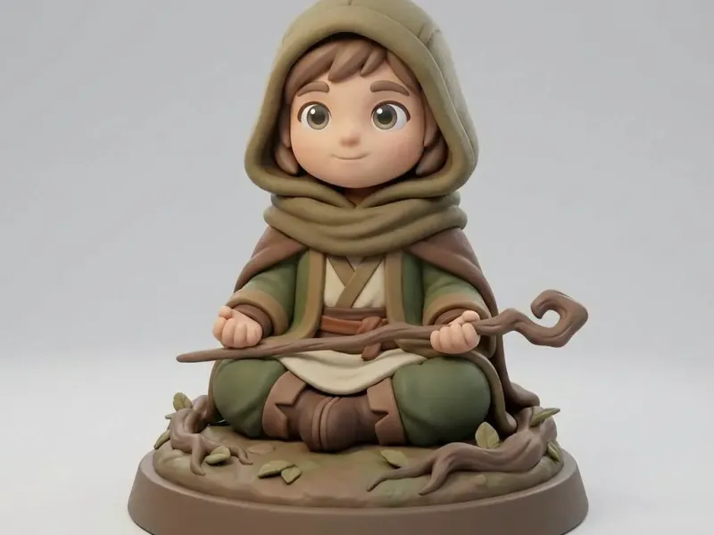 Enfant Moine de la Forêt Tranquille – Noah 0x03