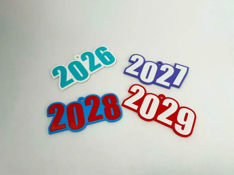 Year Bling Necklaces - New years or graduation
