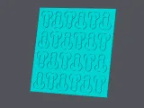 Penis - Stamp Pattern Plate wich penis-0
