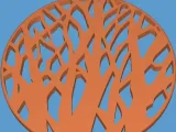 posavasos silueta arbol-2