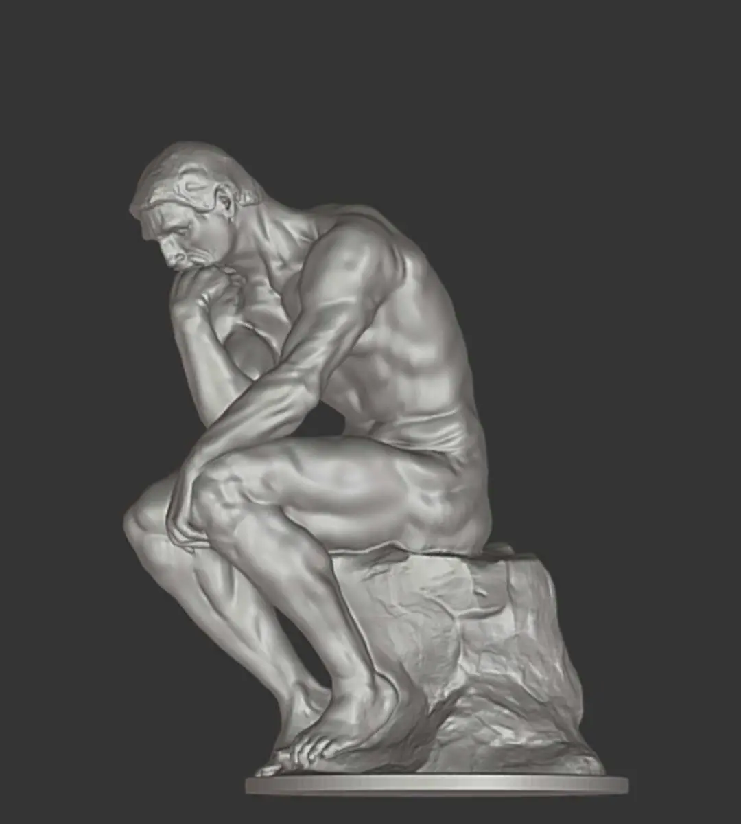 thinking statue