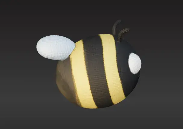 Knitted Bumble Bee Ball Friend – Noah0x03