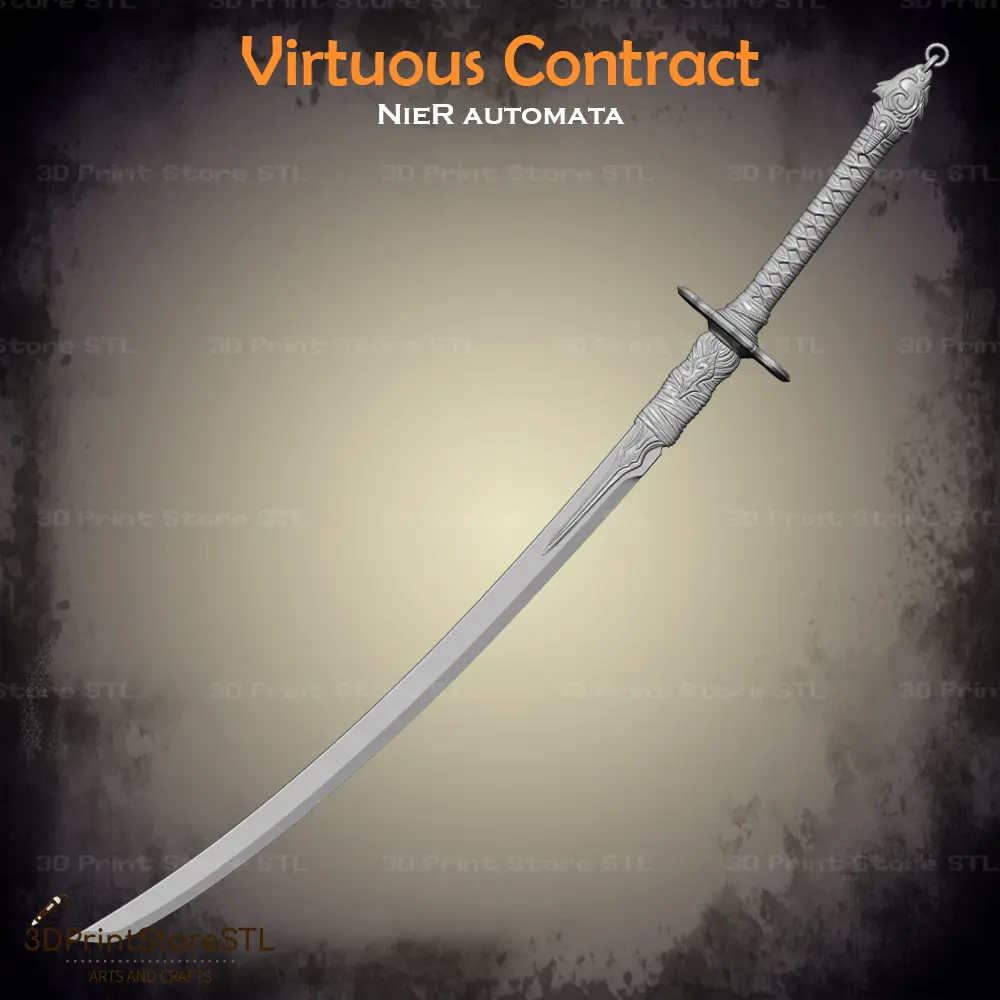 Virtuous Contract Sword Cosplay Nier Automata - STL File