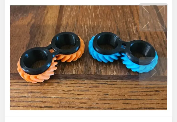 Brinquedo fidget com roda 