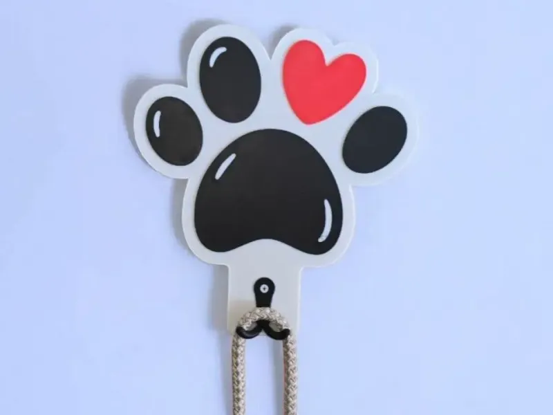 Paw Heart Leash Hanger