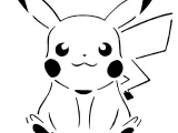 Pikachu stencil 4-0