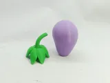 Eggplant-Shaped Storage Container Decoration-4