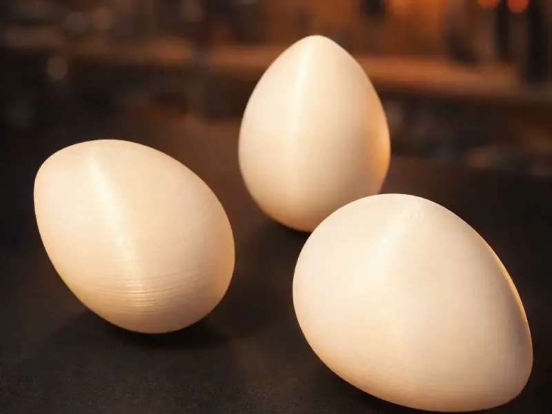 The Eggcentric Trio — Easy Print Decorative Egg Set