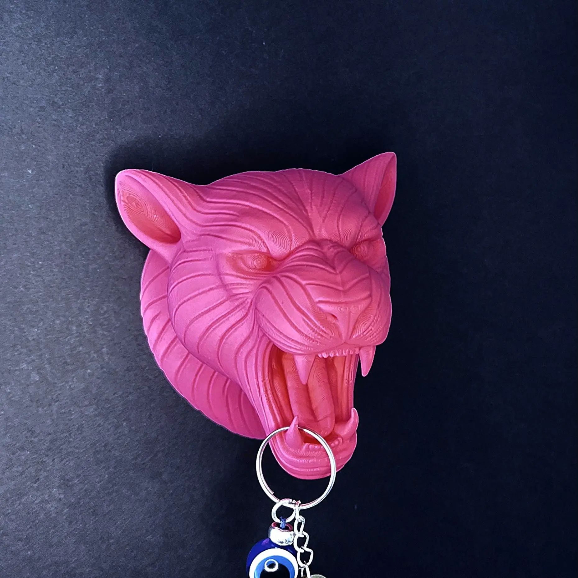 Leopard wall key chain holder decoration