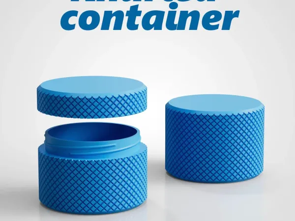 Knurled Container