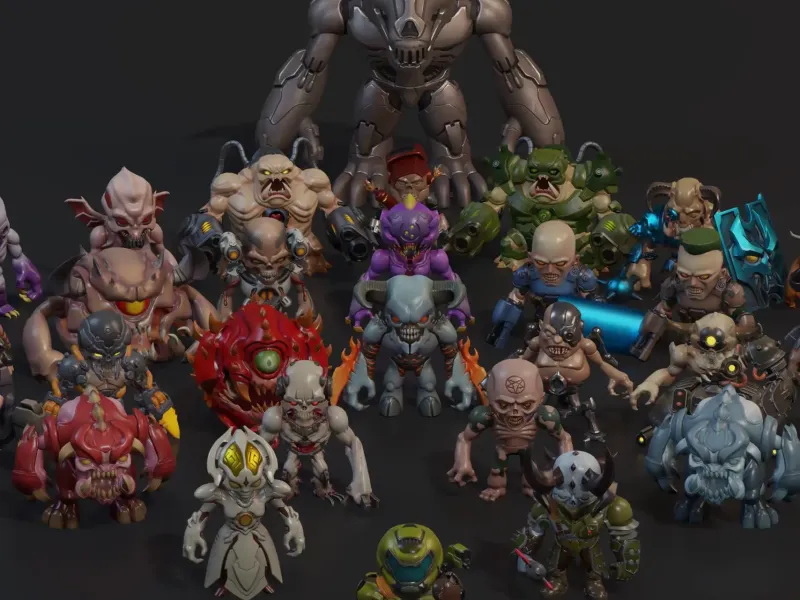 Doom Toys Monster Pack Collection 4