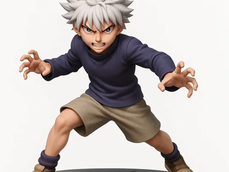 Action Figure Boneco Killua - hunter x hunter