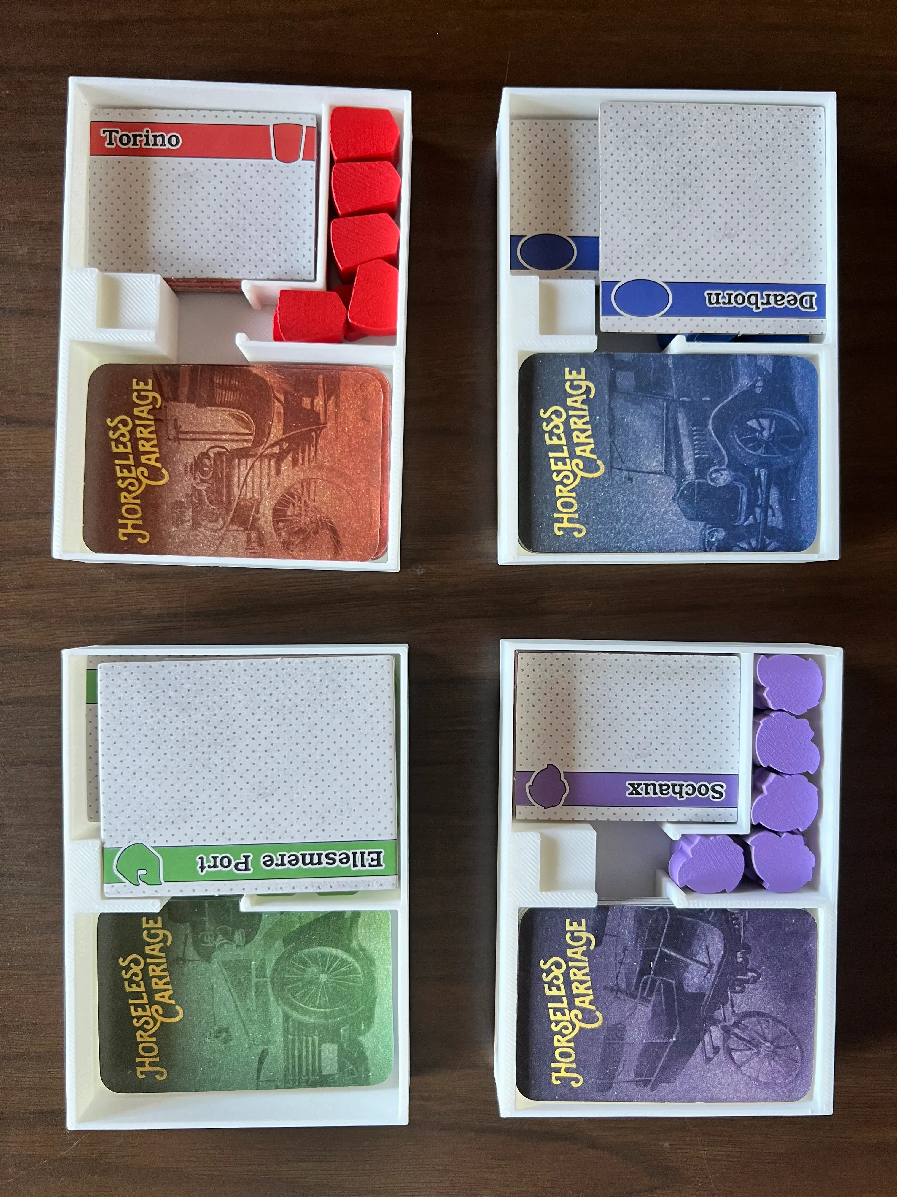 Horseless Carriage Board Game Organizer | Insert | Unsleeved