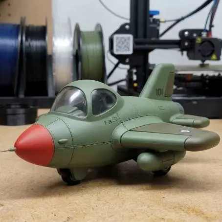 Caça de Brinquedo – Modelo STL Decorativo