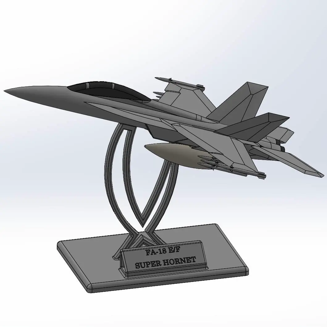 F-18 E/F Super Hornet Desktop Model