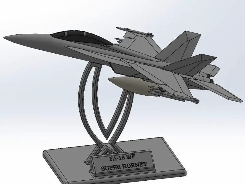 F-18 E/F Super Hornet Desktop Model