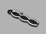 Fiat 500 keychain-3