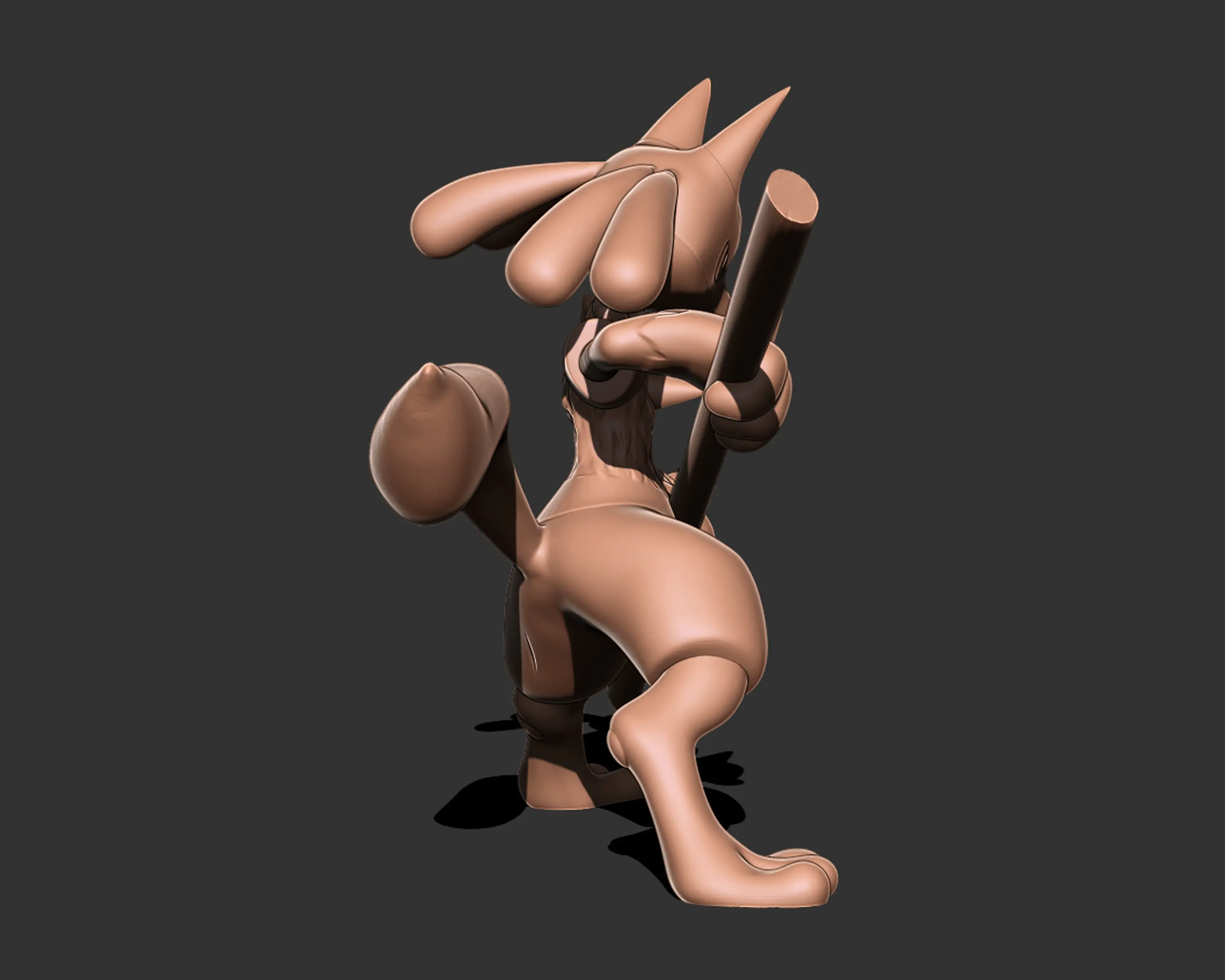 Pokemon - Lucario 3d print model