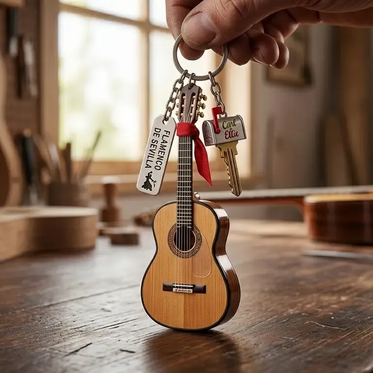 Gitarrenschlüsselanhänger
