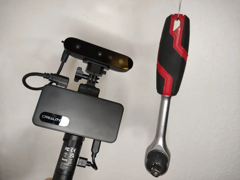 1/2" Ratchet 3D Scan - Scanned with Creality Scan Ferret Pro