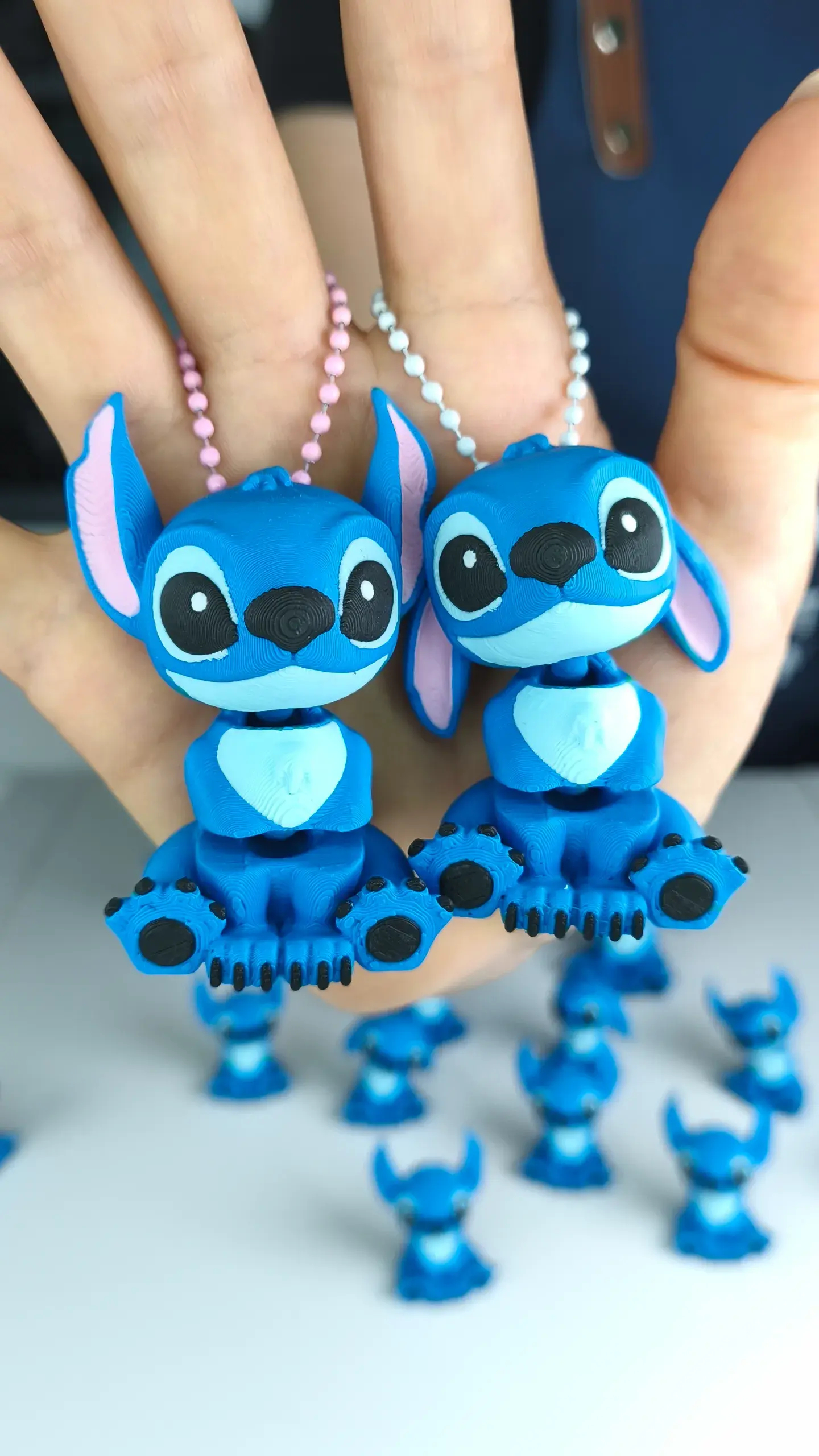 Cute Flexi Stitch (Toy, Keychain & Magnet), Lilo & Stitch