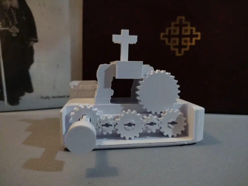Mechanical Tomb Unroll - Christos Anesti Sign Popup