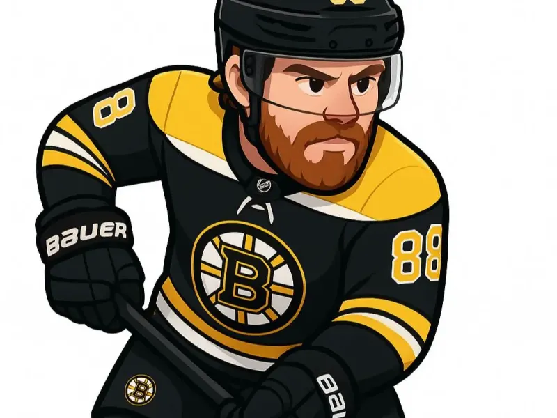 Boston Bruins 88 hockey player