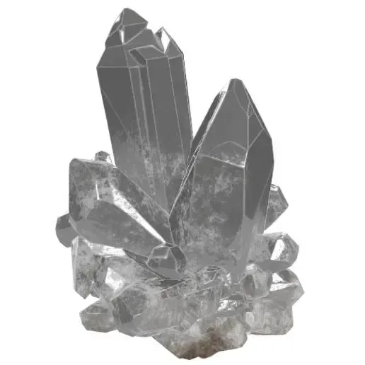 Baryte Crystal Cluster 3D Model STL Printable