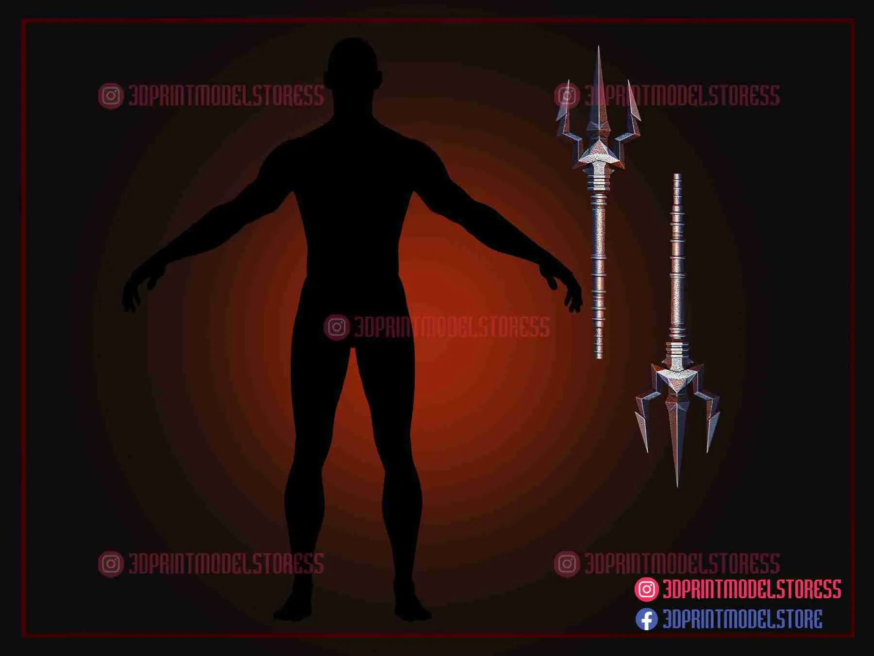 Black Trident - Black Manta Weapons - Aquaman Kingdom