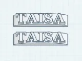 PLAQUINHA TAISA-1