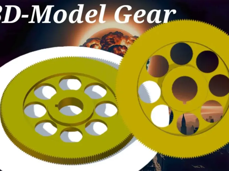 3D-Model Gear