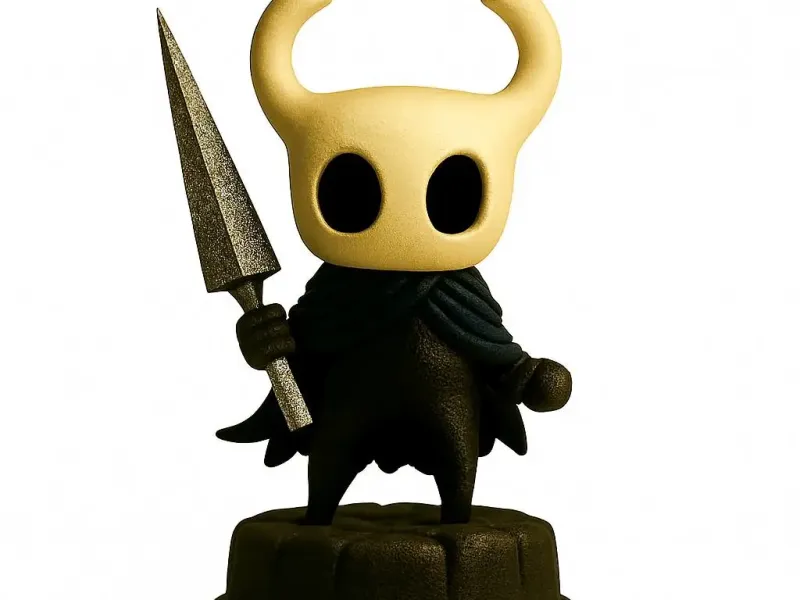 Knight Figurine from the game Hollow Knight