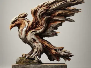 águila escultura