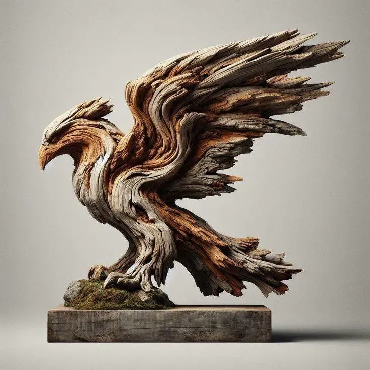 águila escultura