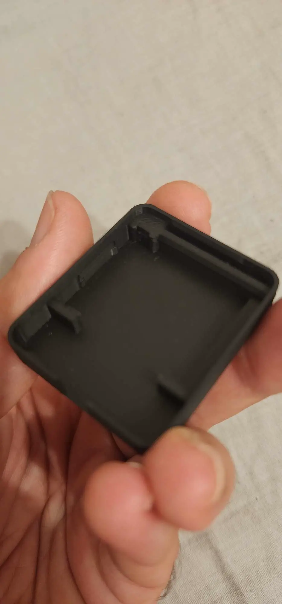 Tiny "ESP8266 D1 mini" case with button
