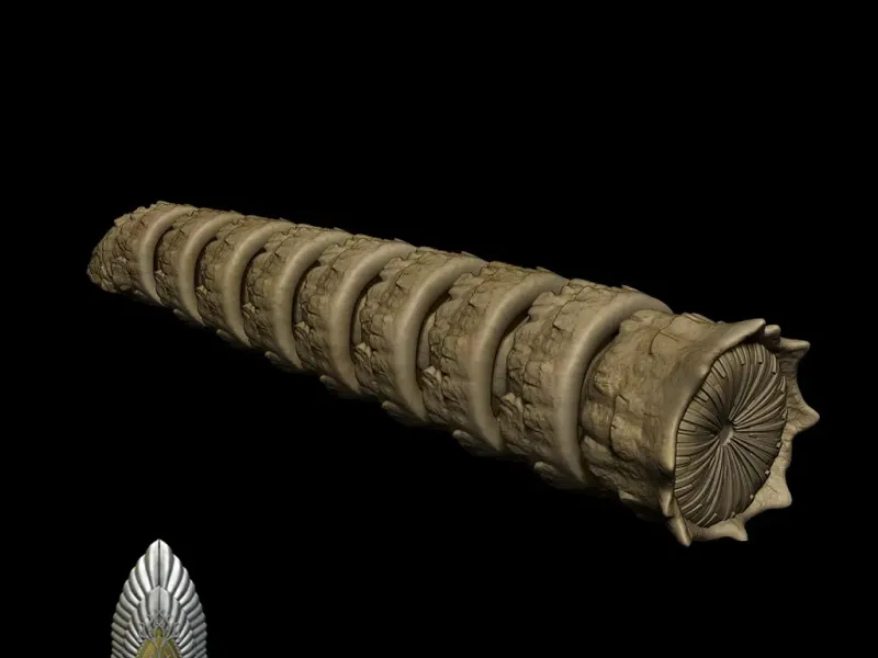 Dune Sandworm Articulating 3d download digital
