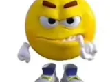 Grumpy funny emoji-0