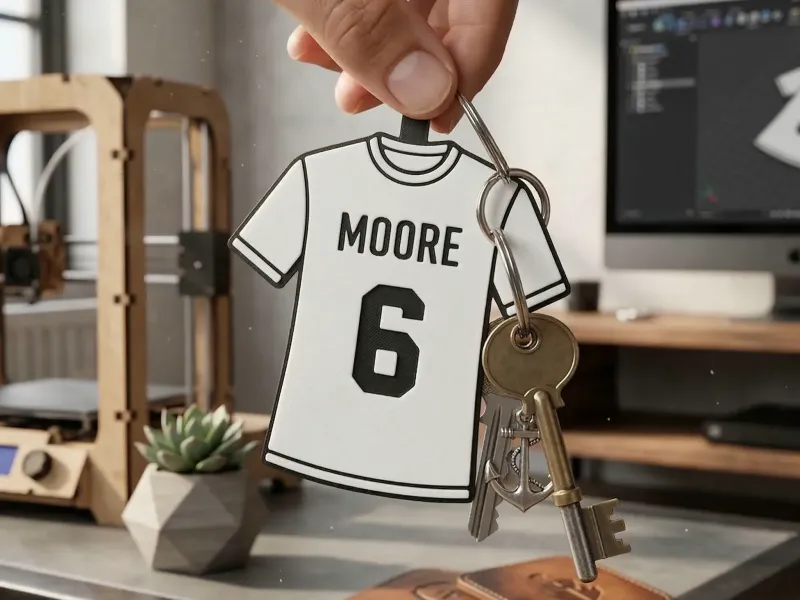 LLavero de Camisetas de Futbol - Moore