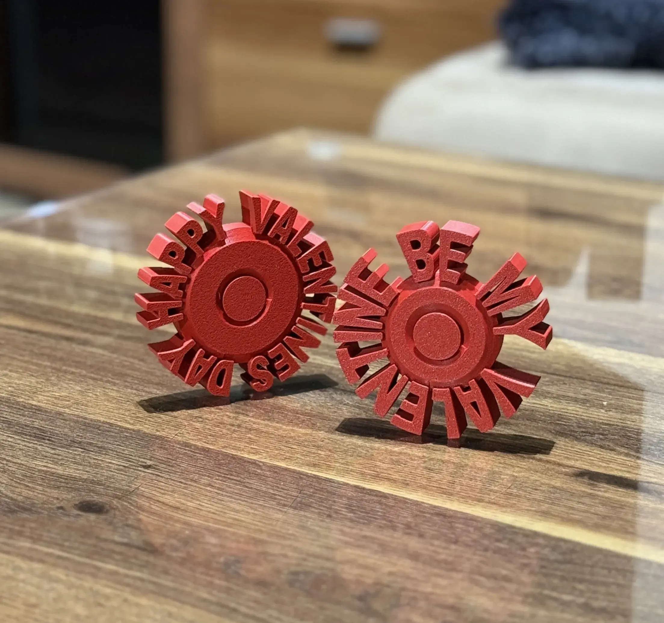 VALENTINES DAY FIDGET SPINNER (PRINT IN PLACE)
