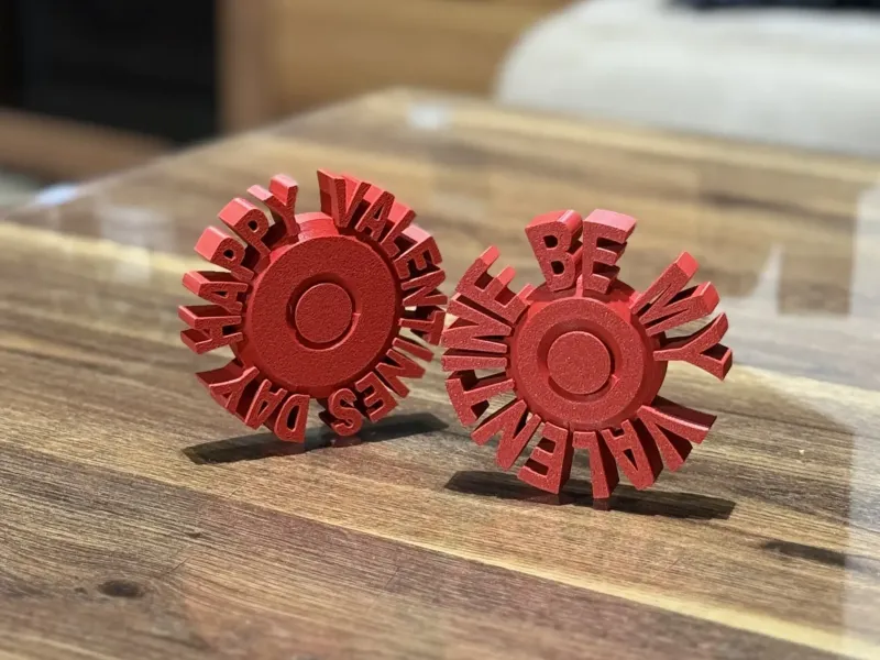 FIDGET SPINNER DEL DÍA DE SAN VALENTÍN (IMPRESIÓN IN SITU)