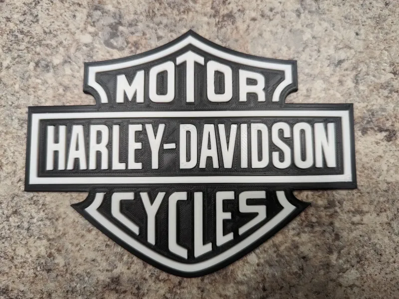 Targhetta/insegna Harley Davidson