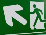 3D Printer Emergency Sign - Left Arrow Up-Left-2